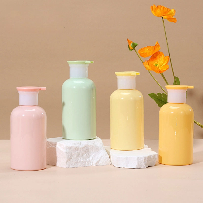 Wholesale 200ml 300ml 500ml Empty Hand Wash Bottle Pet Plastic Shampoo Lotion Pump Bottle