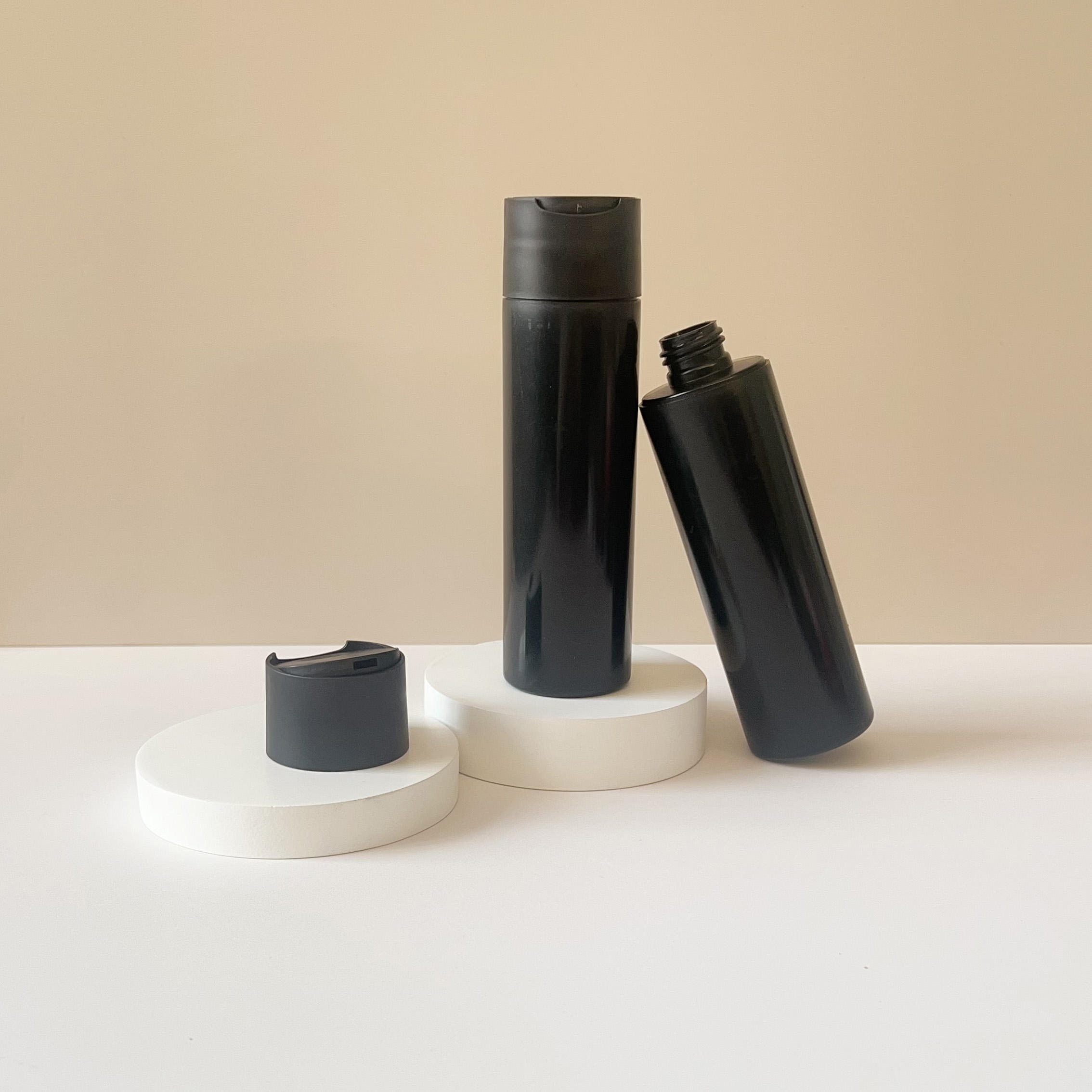 Factory Direct Sales 238ml Empty HDPE Tanning Oil Plastic Cream Bottle for Sunscreen Shampoo Packaging