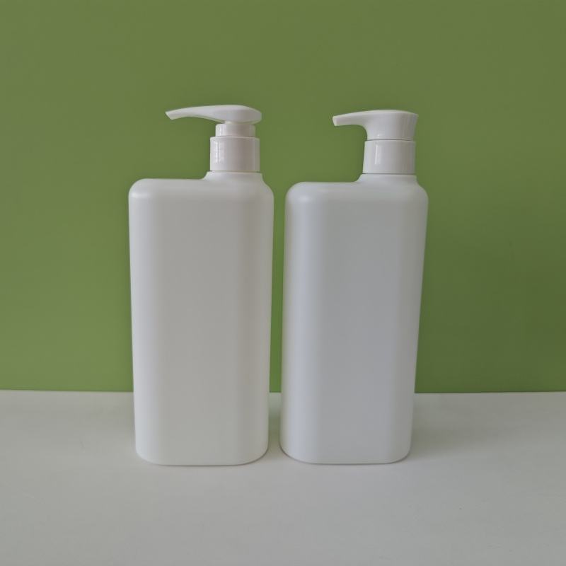 20oz 40oz HDPE Skin Care Cosmetics Packaging Plastic Shampoo Bottle With Pump