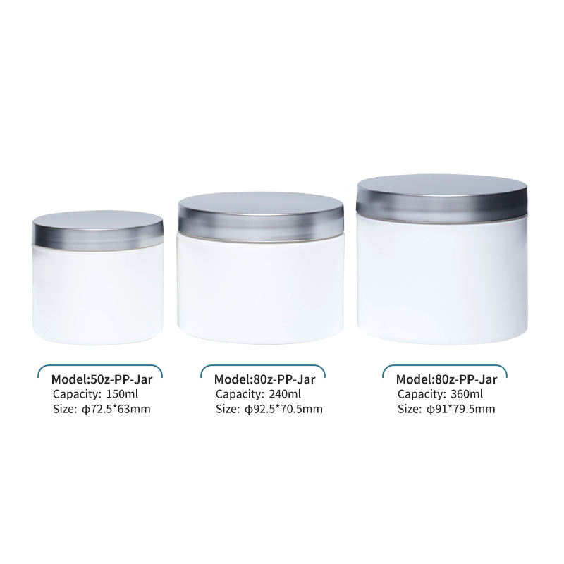 15ml to 600ml Packaging Skin Care Bottle Face Cream Jars Cuscom Color pp Plastic Jar