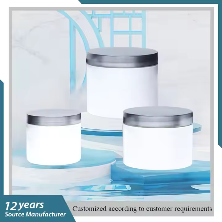 15ml to 600ml Packaging Skin Care Bottle Face Cream Jars Cuscom Color pp Plastic Jar