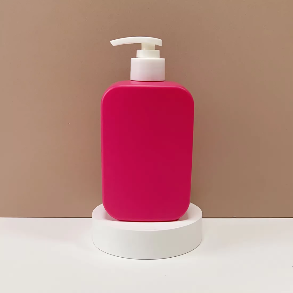 450ml HDPE Shampoo Packaging Plastic Recycling Lotion Pump Shampoo Cosmetic Lotion Bottle Hand Sanitizer Bottle