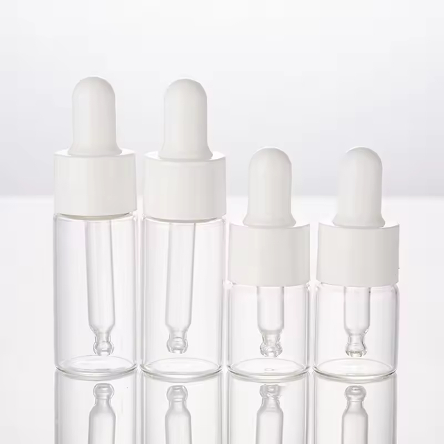 Factory Supplies 5ml 10ml 30ml PET Plastic Essential Oil Glass Dropper Bottles