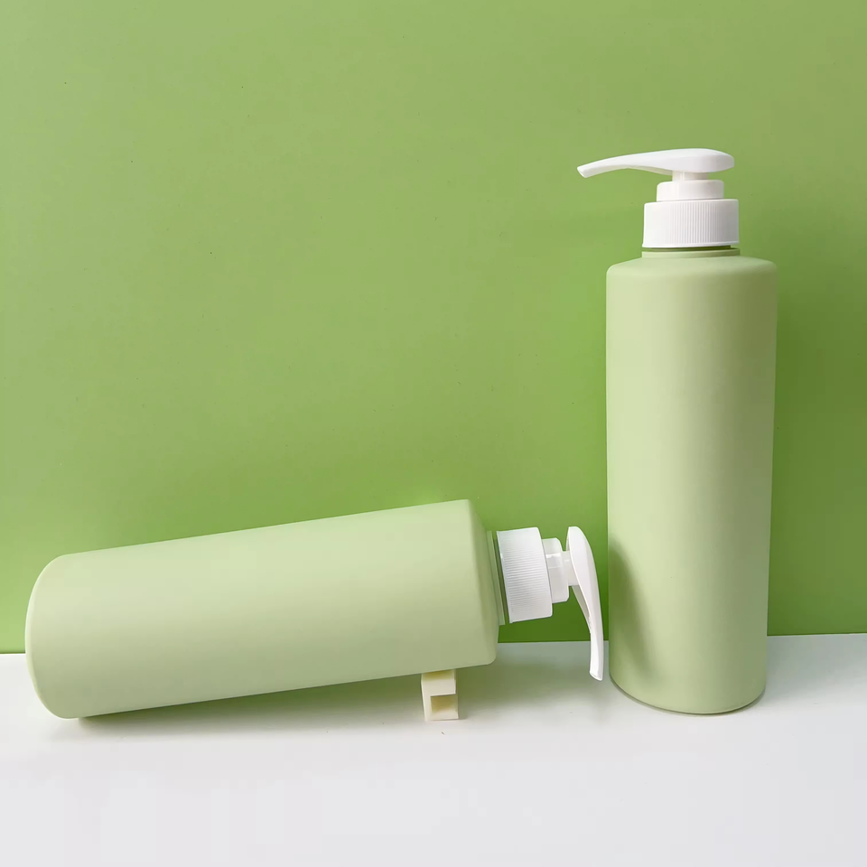 500ml HDPE Plastic Cosmetics Portable Bottle Shampoo Clear Shampoo Container Plastic Bottle