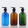 Wholesale Cosmetics PET Plastic Lotion Bottles 200ml 500ml Custom Shampoo and Hair Care Bottles