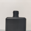 Wholesale Rectangular Hdpe 10oz Empty Cosmetic Black Plastic Lotion Pump Bottle 300 ml for Shampoo