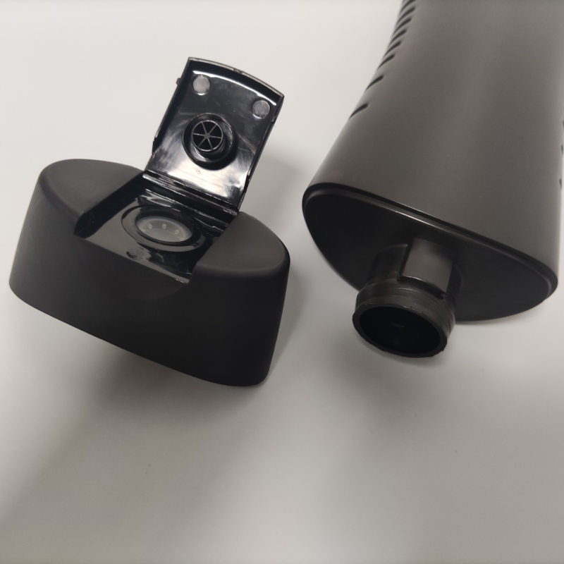 Custom 400ml Hdpe Shampoo Shower Gel Plastic Bottles Hair Conditioner Flat Cosmetic Packaging Container