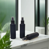 Factory Direct Empty 150ml HDPE Black Spray Plastic Bottle With Mist Sprayer
