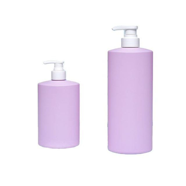 Luxury 500ML 750Ml HDPE Shampoo Plastic Bottle With Soft Touch