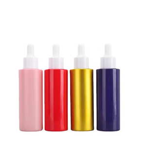 High-end Cosmetic Packaging 60ml 90ml Pet Plastic Dropper Bottle Hair Essence Bottle Serum Bottle