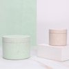 New Biodegradable Cosmetics Packaging Wheat Straw Material Cream Empty Cans