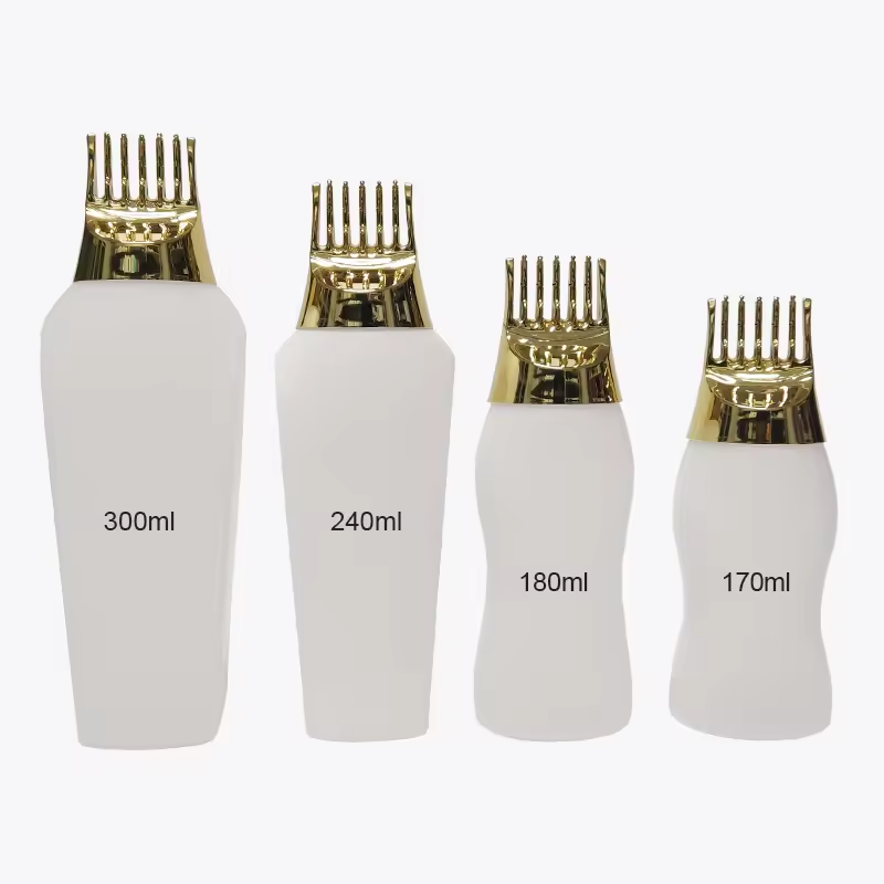 Professional Custom Eco-Friendly High Quality Salon Hair Dye Shampoo Bottle 2 in One Hair Dye Bottle for Beauty Salon