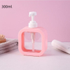 300ml 500ml Plastic Transparent Pressing Hand Sanitizer Cosmetics Shower Gel Travel Sub Bottle