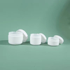White Plastic Jar With Lid 100ml 120ml 200ml PP Plastic Cosmetic Cream Jar Hot Sale Round Cosmetic Packaging