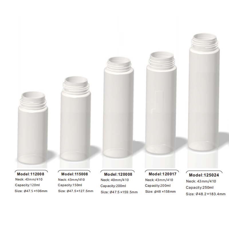 30ml 50ml 100ml 150ml 200ml 250ml PET Cosmetic Liquid Soap Dispenser With Foam Pump Bottle
