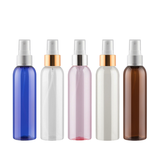 Skincare Hair Spray Cosmetics Empty Bottles Fine Mist 10ml-1000ml Brown Plastic Serum Containers