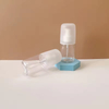 Travel Cosmetics 100ml Pet Mini Sprayer Bottle Plastic Bottle With Outer Cap