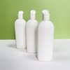 New Product 200ml HDPE Material Lotion Conditioner Body Milk Round Shoulder Flat Bottle