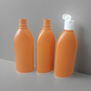 12oz HDPE Cosmetics Packaging Squeeze Bottle Shower Gel Bottle With Flip Cap Soft Touch