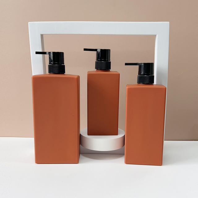 Factory Direct Sales Large Capacity 500ml 750ml 1000ml Hdpe Shampoo Shower Gel Body Lotion Plastic square Bottle