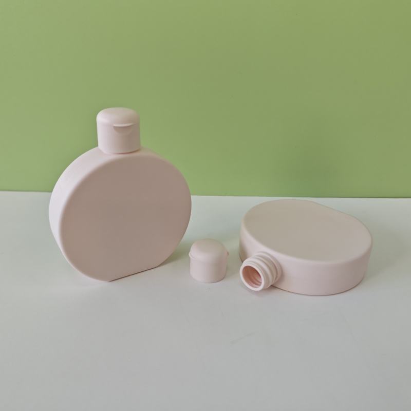 100ml HDPE Cosmetics Packaging Soft Touch Squeeze Bottle Shower Gel Bottle With Flip Cap for Travel Size