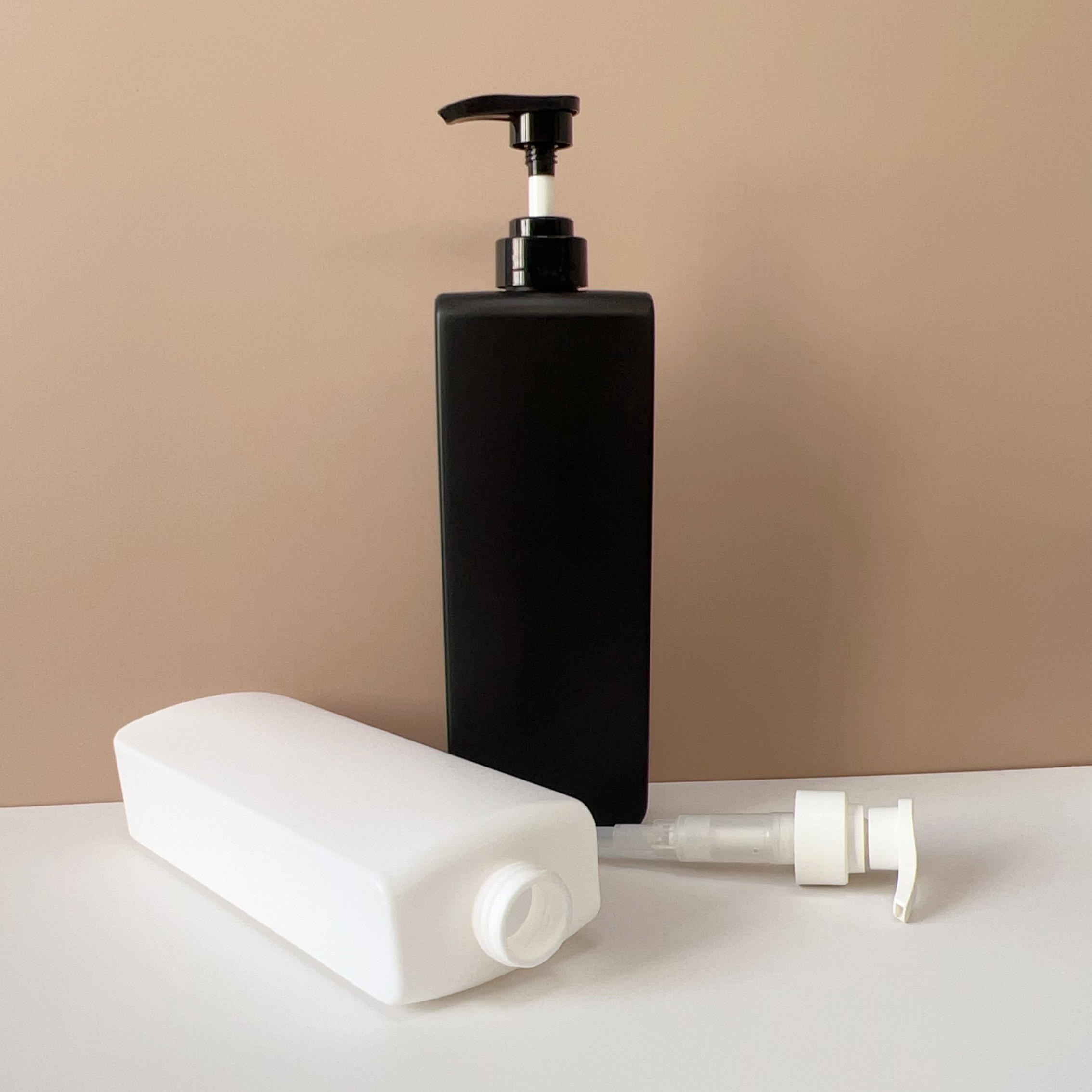 Factories Supply Large Capacity 830ml Hdpe Hand Sanitizer Shower Gel Shampoo Plastic Bottle