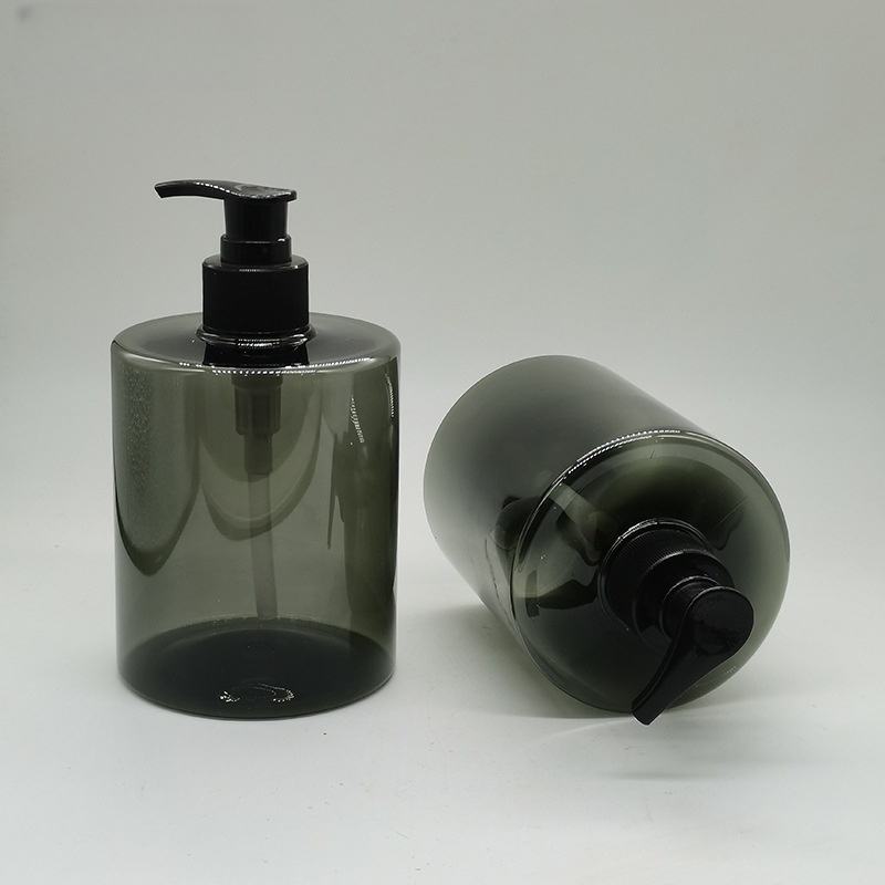 Custom Luxury 300ml 500ml PET Plastic Pump Bottle Shampoo Shower Gel Body Wash Bottle