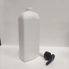 Empty Body Wash Lotion Shower Gel Press Bottle 1000ml Black Pump HDPE Shampoo Plastic Bottle