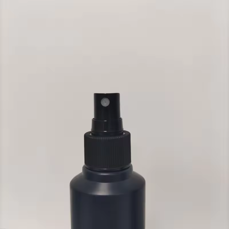 Factory Direct Empty 150ml HDPE Black Spray Plastic Bottle With Mist Sprayer