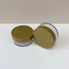 New Stock 240ml Plastic Transparent Round Powder Dispenser Jar for Powder Puff Mirror