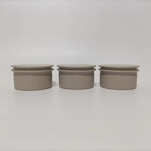 Deluxe Wholesale 60ml PP Plastic Round Skin Cream Jar Skin Care Body Scrub Cosmetic Container