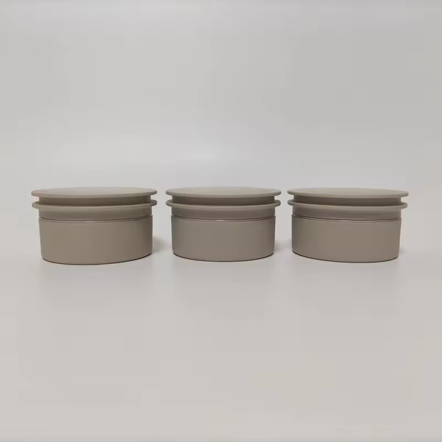 Deluxe Wholesale 60ml PP Plastic Round Skin Cream Jar Skin Care Body Scrub Cosmetic Container