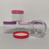 Wholesale Cosmetic Food Packaging 100ml 150ml 200ml 300ml 500ml Amber Black Pet Plastic Cosmetic Cream Jar With Lid