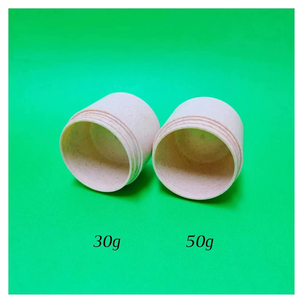 New Style Empty Customized Degradable Wheat Straw Cream Jar 240G 300G Cosmetic Body Lotion Container