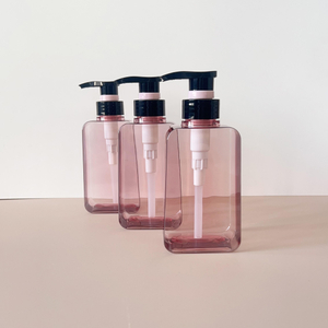 Multiple Capacity 50ml 250ml 450ml 750ml Petg Hand Sanitizer Shampoo Body Wash Scrub Plastic Bottles