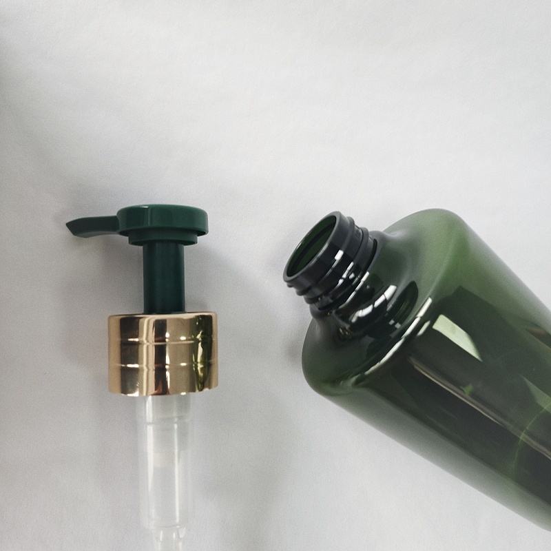 Custom Luxury 400ml 500ml PET Plastic Pump Bottle Shampoo Bottle Shower Gel Bottle