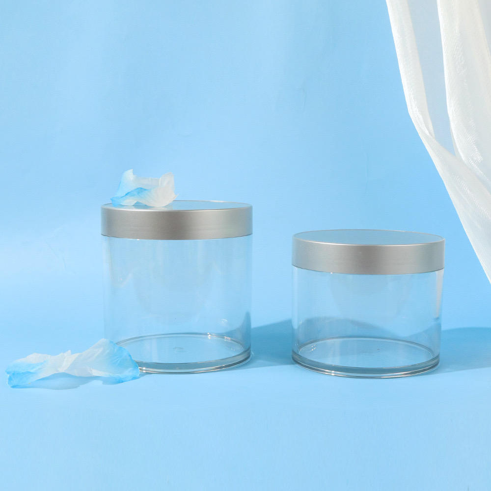 New High Quality 15ml to 600ml Empty pp Plastic Cosmetic Packaging Body Cream Scrub Jar