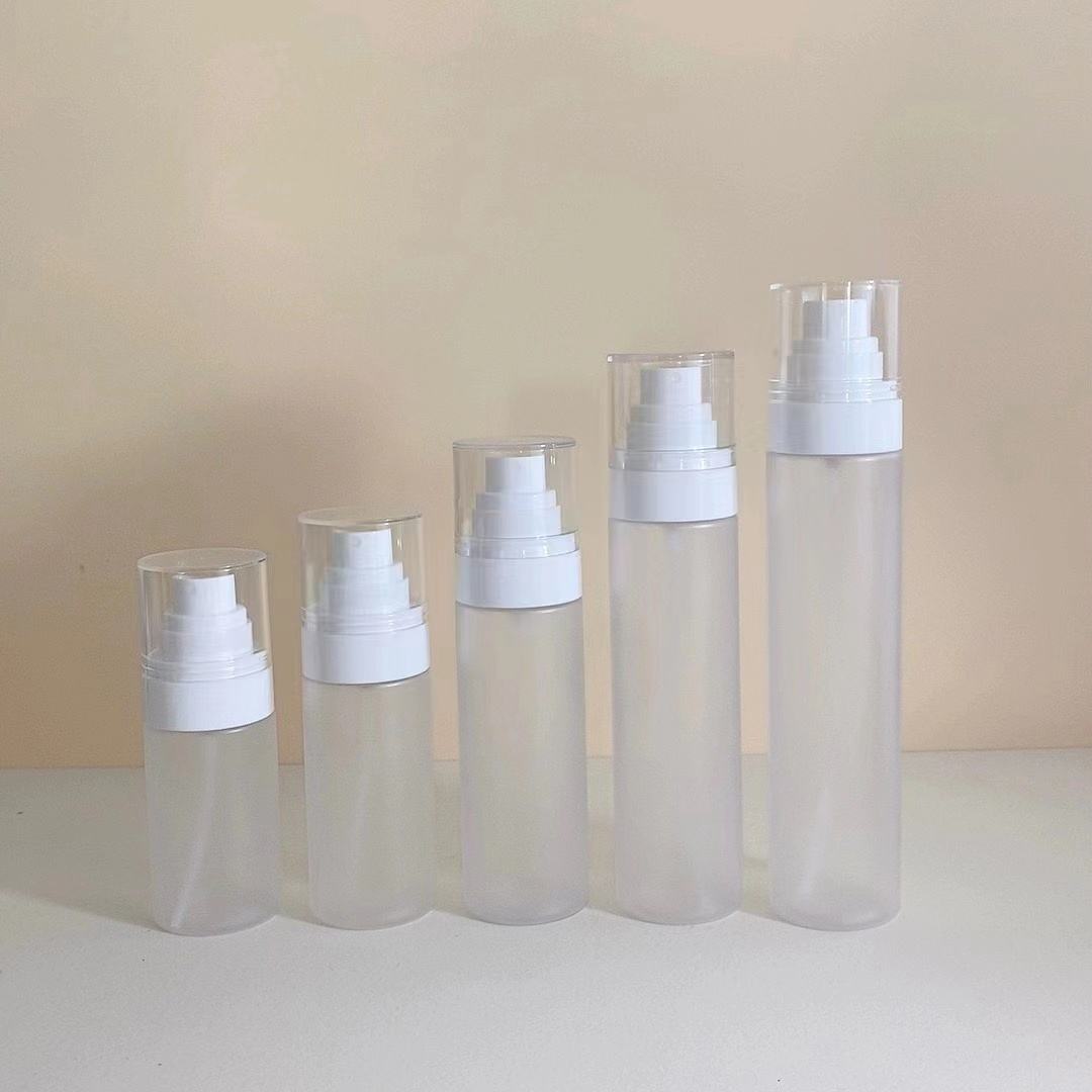 High-grade PET Plastic Bottle 50ml 80ml 90ml 100ml 120ml Cleansing Water Sunscreen Water Spray Packaging Container