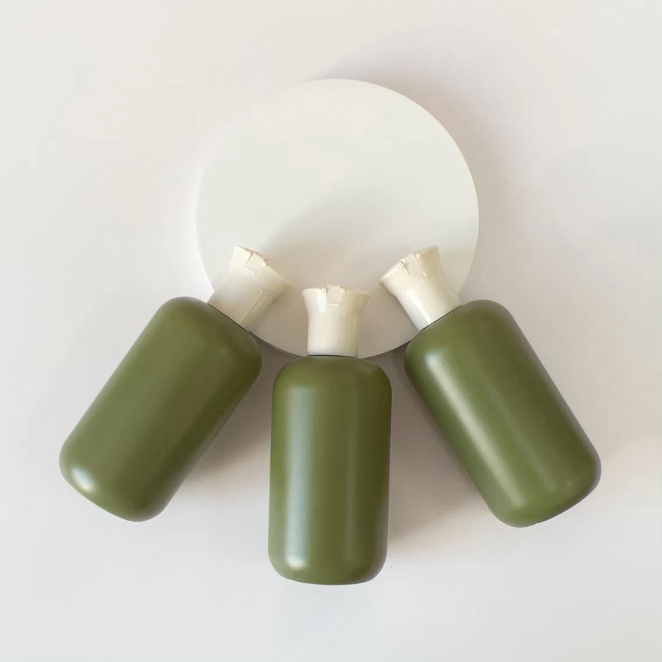 10oz HDPE Body Wash Package Extruded Lotion Shampoo Plastic Bottle With Disc Top Cap