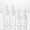 Factory Supplies 5ml 10ml 30ml PET Brown clear Glass Dropper Custom Oil Cosmetic Packaging Bottles