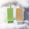 Factory Custom Hdpe 500ml Flat Soft Touch square Shampoo Bottle
