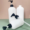 550ml 1000ml Hdpe Refillable Liquid Soap Shower Gel Shampoo Dispenser Cosmetic Container Plastic Bottle