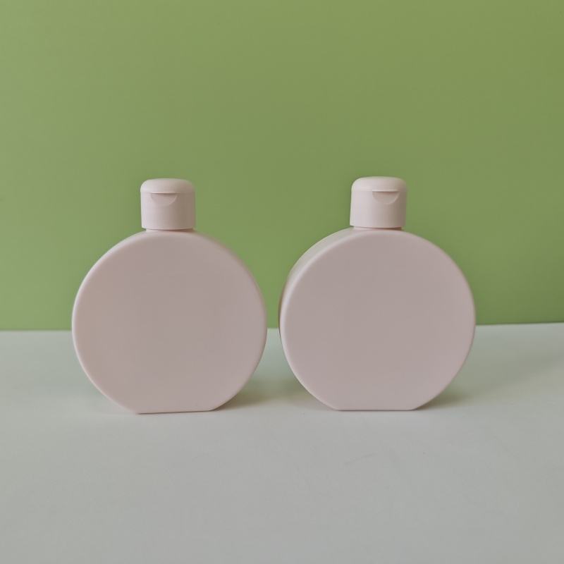 100ml HDPE Cosmetics Packaging Soft Touch Squeeze Bottle Shower Gel Bottle With Flip Cap for Travel Size