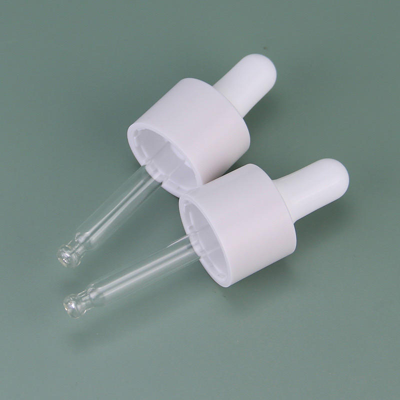 Wholesale Round Transparent Glass Dropper Bottle 20ml 30ml 50ml Plastic Packaging for Body Oil Cosmetic Perfume