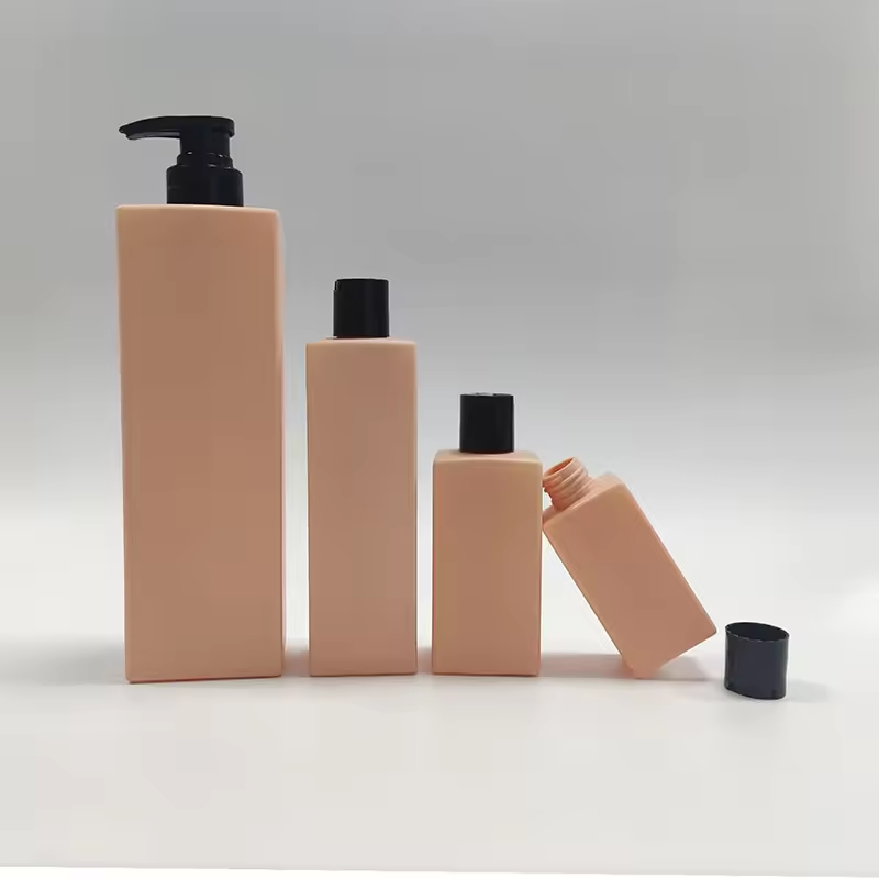 120/200/300/400/500/780/1000ml HDPE square Hand Lotion Shower Gel Press Body Lotion Bottle