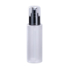 Factory Direct 100ml 120ml Pet Clear Scrub Round Flat Shoulder Skin Care Cosmetic Toner Spray Spray Bottle