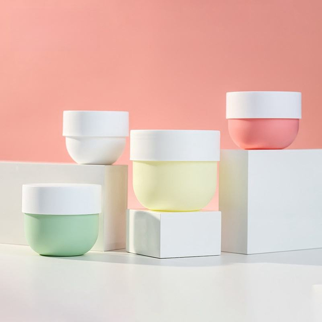 30g 50g 80g 150g 200g 250g 280g 300g 500g Custom Body Cream Containers Packaging Plastic Bowl Shape Cosmetic Jar