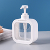 300ml 500ml Plastic Transparent Pressing Hand Sanitizer Cosmetics Shower Gel Travel Sub Bottle