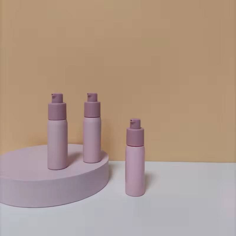 Luxury 20ml 30ml PET Lotion Pump Bottles Cosmetic Facial Cleanser Pump Bottle