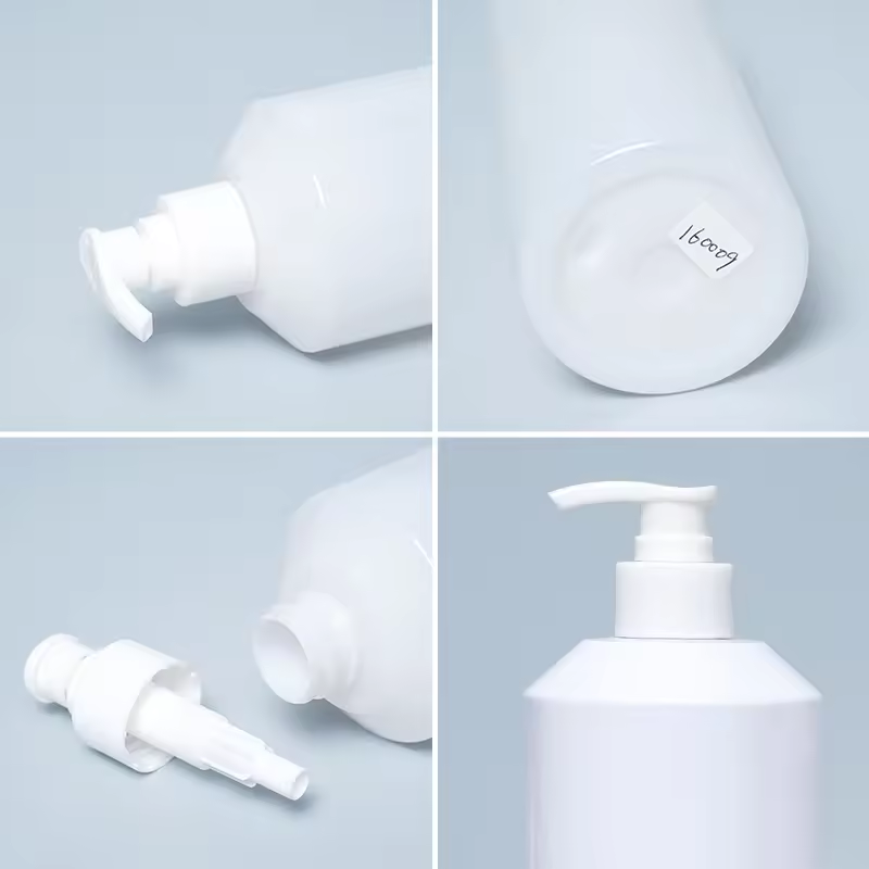 150ml 250ml 400ml 600ml 800ml White Pet Plastic Lotion Pump Bottle Skin Cream Shampoo and Conditioner Plastic Pump Bottle
